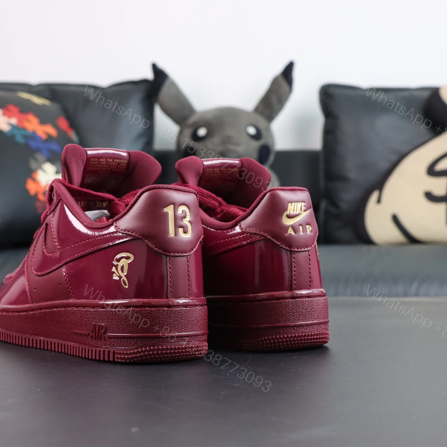 View 6 of Central Cee x Nike Air Force 1 Low “Dark Beetroot