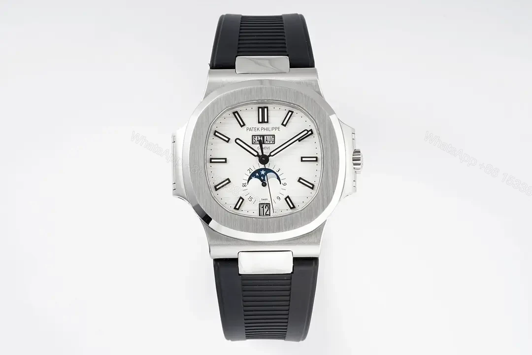 Patek Philippe Blue Nautilus Rubber Watch — view 1