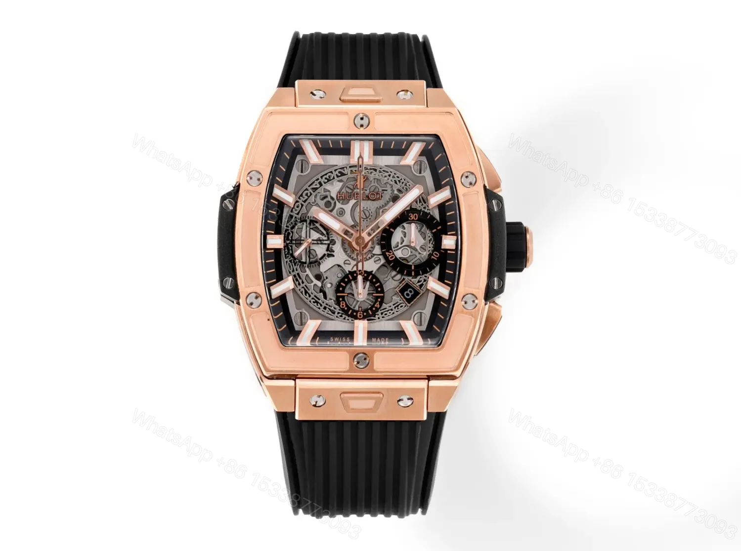 HB Factory Hublot Spirit of Big Bang Rose Gold Black — view 1