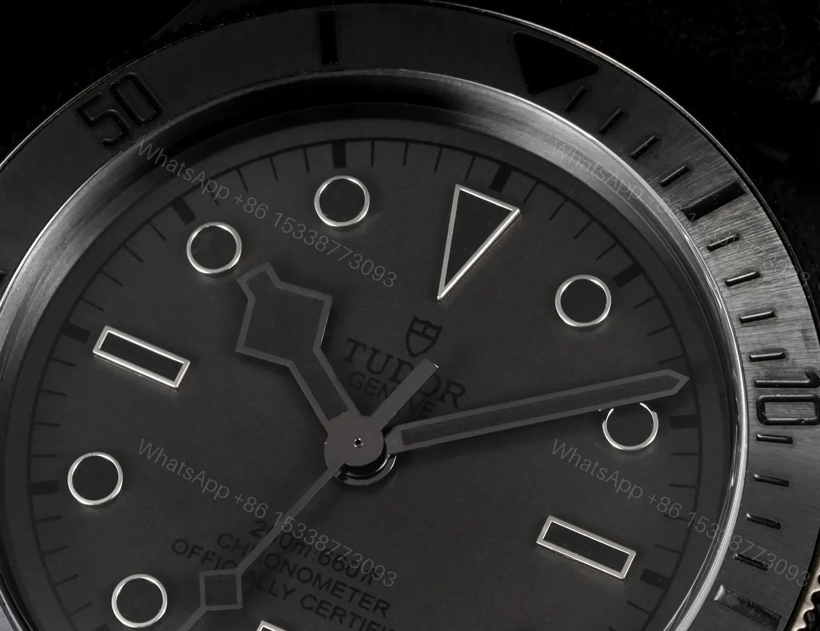 View 5 of Tudor Black Warrior Watch Matte Black Leather Strap Ultimate 41MM TUDOR-WARRIOR-41-MBK-BLK-LEATHER