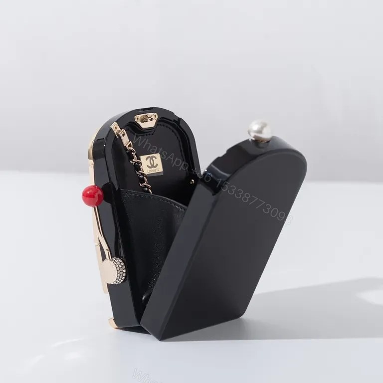 View 7 of Chanel-Inspired Mini Slot Bag â€” Glam Playful Luxury Bag