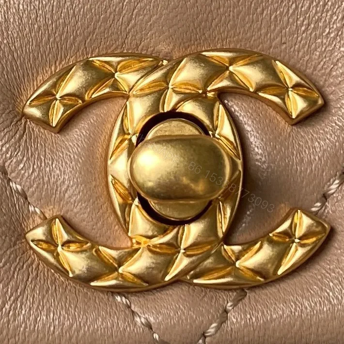 View 2 of Chanel Woc Brown Handbags Pearl Handle Plated 11.5×14.5x5cm