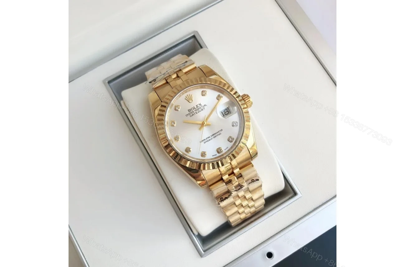 View 3 of Replica Rolex Datejust RG/RG Jub Sliver/Dial 36/28 mm