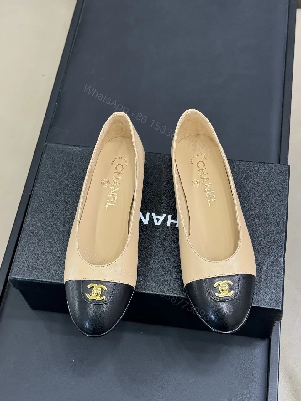 View 2 of Two-Tone Two-Tone Ballerinas: Everyday Luxury Flats