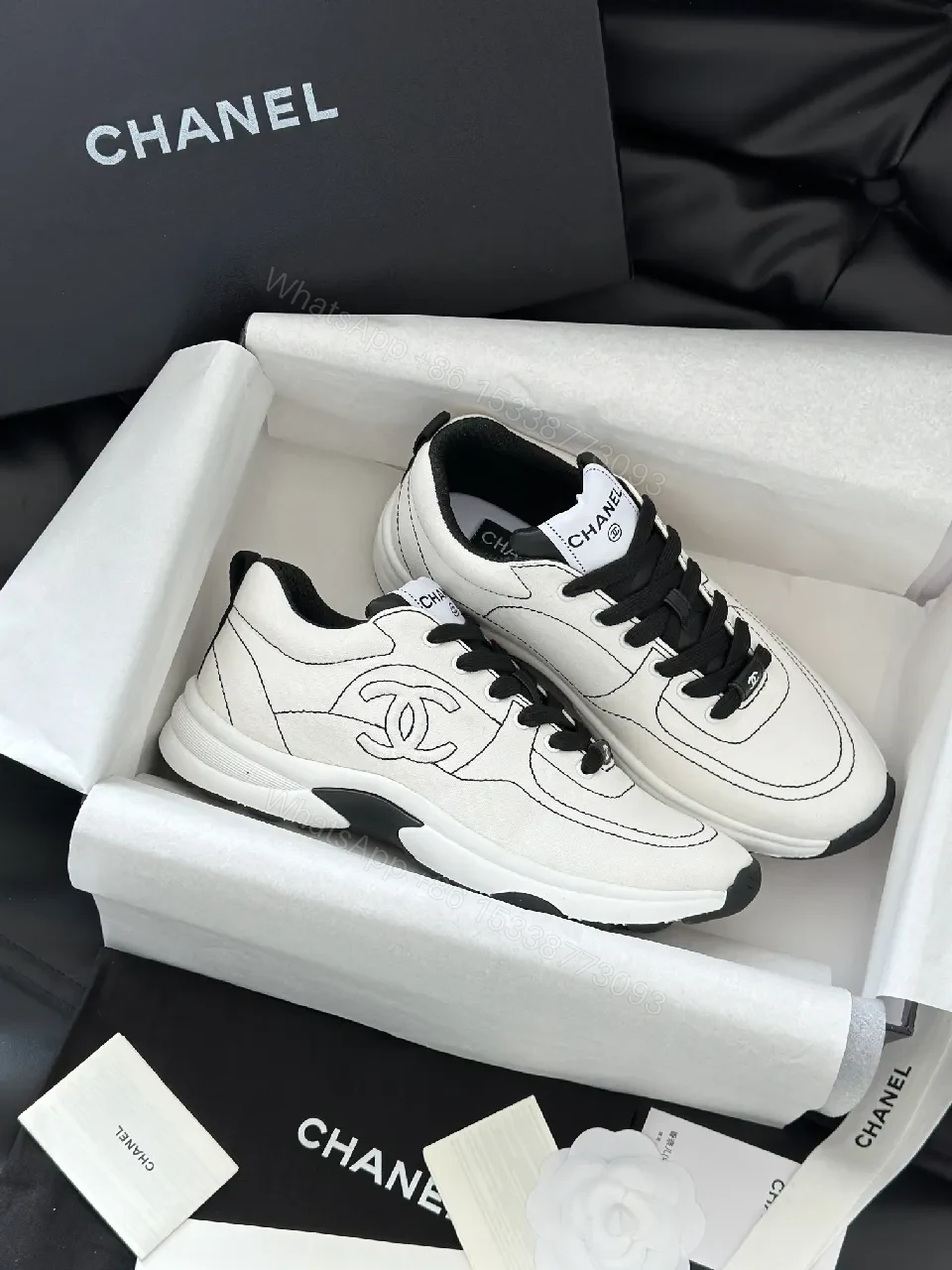 View 7 of Monochrome Textile Runner: Subtle Texture, Everyday Luxury Sneakers