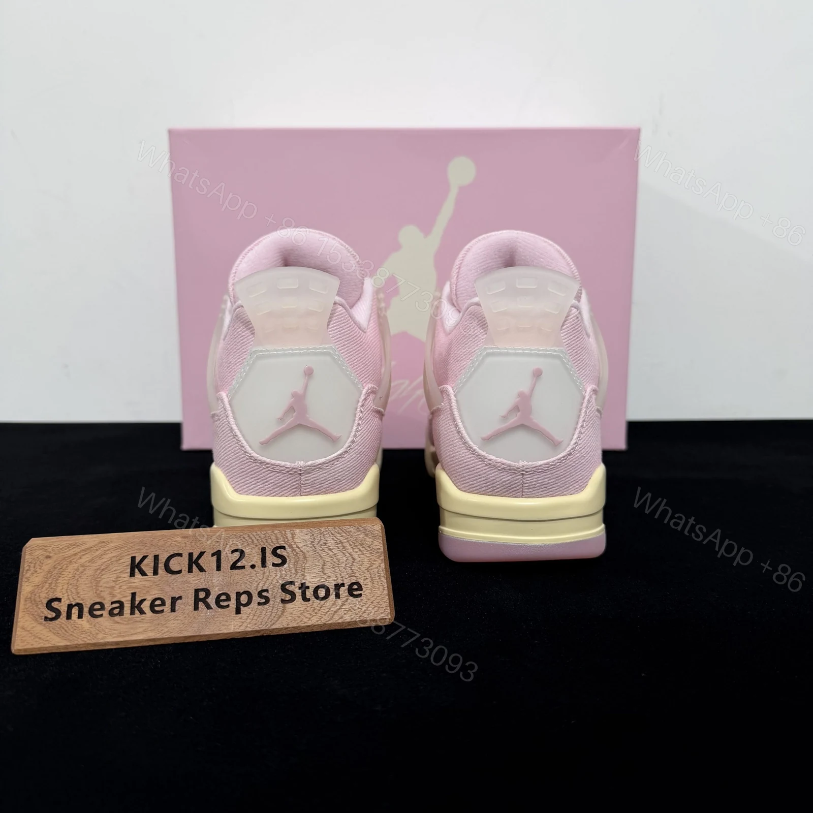 View 6 of Air Jordan 4 Pearl Pink and Iced Carmine Reps