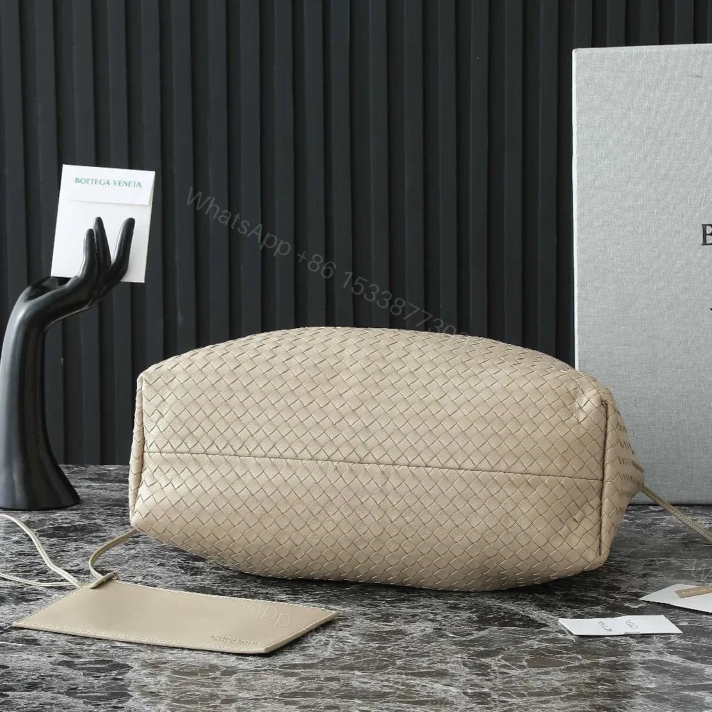 View 2 of Woven Tote: Subtle Luxury, All-Day Versatility Bag