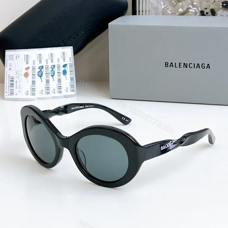 View 3 of Chic Pink Round Sunglasses â€“ Balenciaga-Style, All-Day Comfort