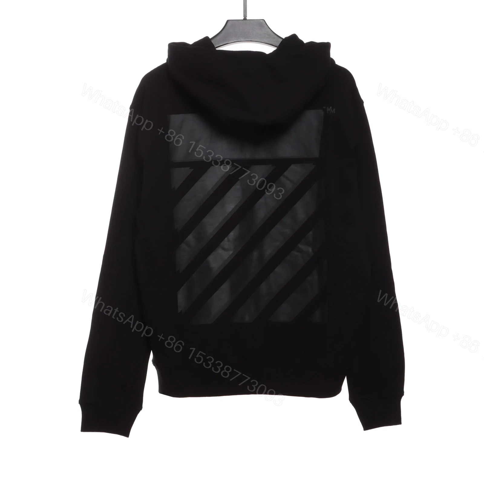 Off-White Overlapping Zebra Crossing Arrow Hoodie — view 1