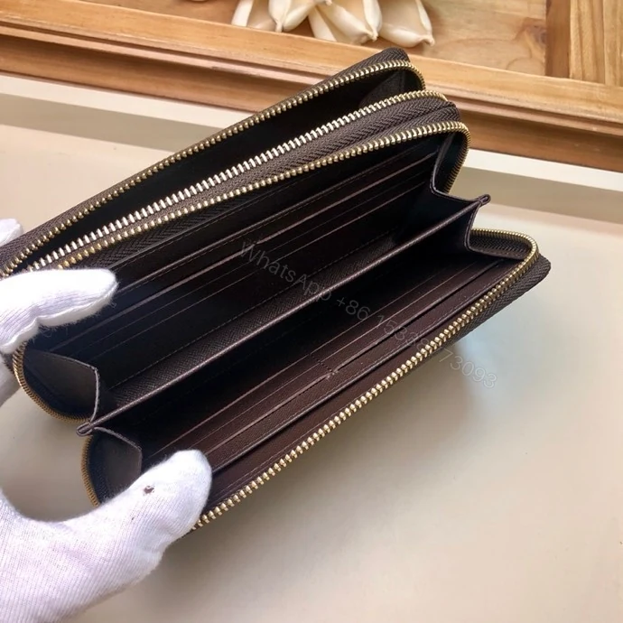View 7 of Louis Vuitton Clemence Wallet Damier Ebene Canvas