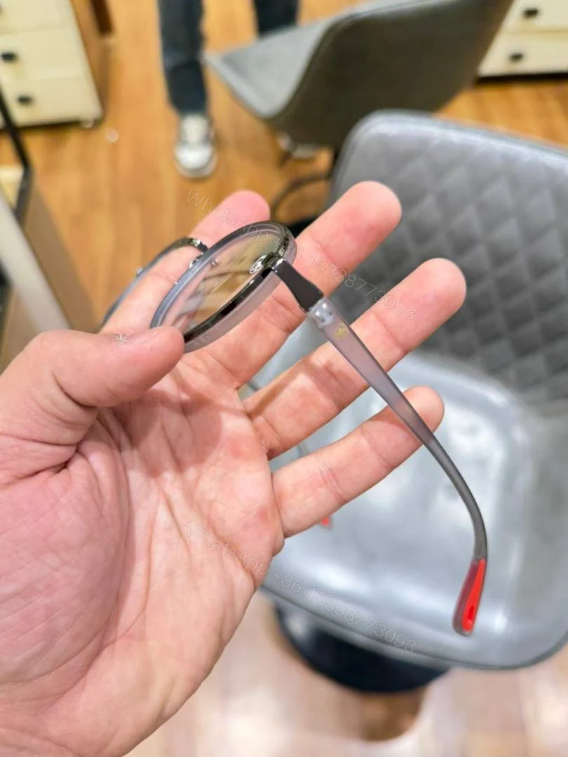 View 4 of First Copy Ray-Ban 02 Grey Plano Men’s Sunglasses