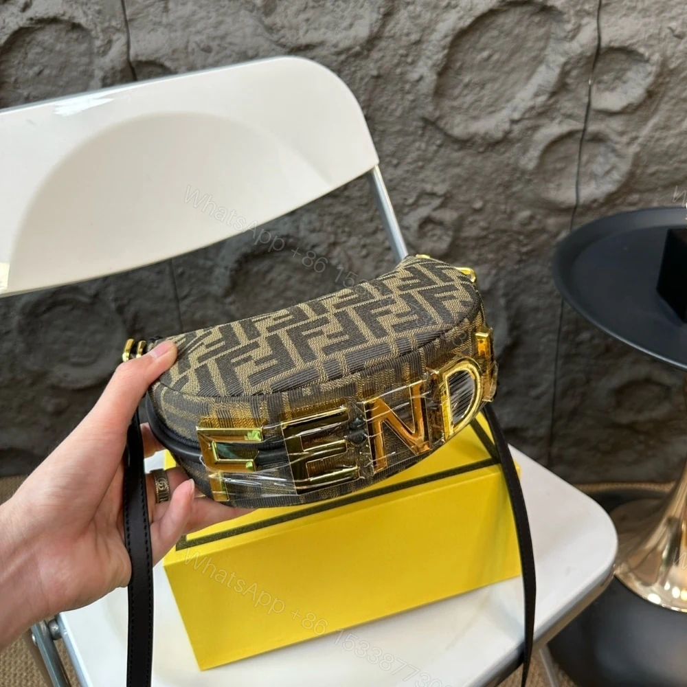 View 5 of FENDI FENDIGRAPHY MINI BAG BROWN FF 20CM 8BS081ALP3F1MAT