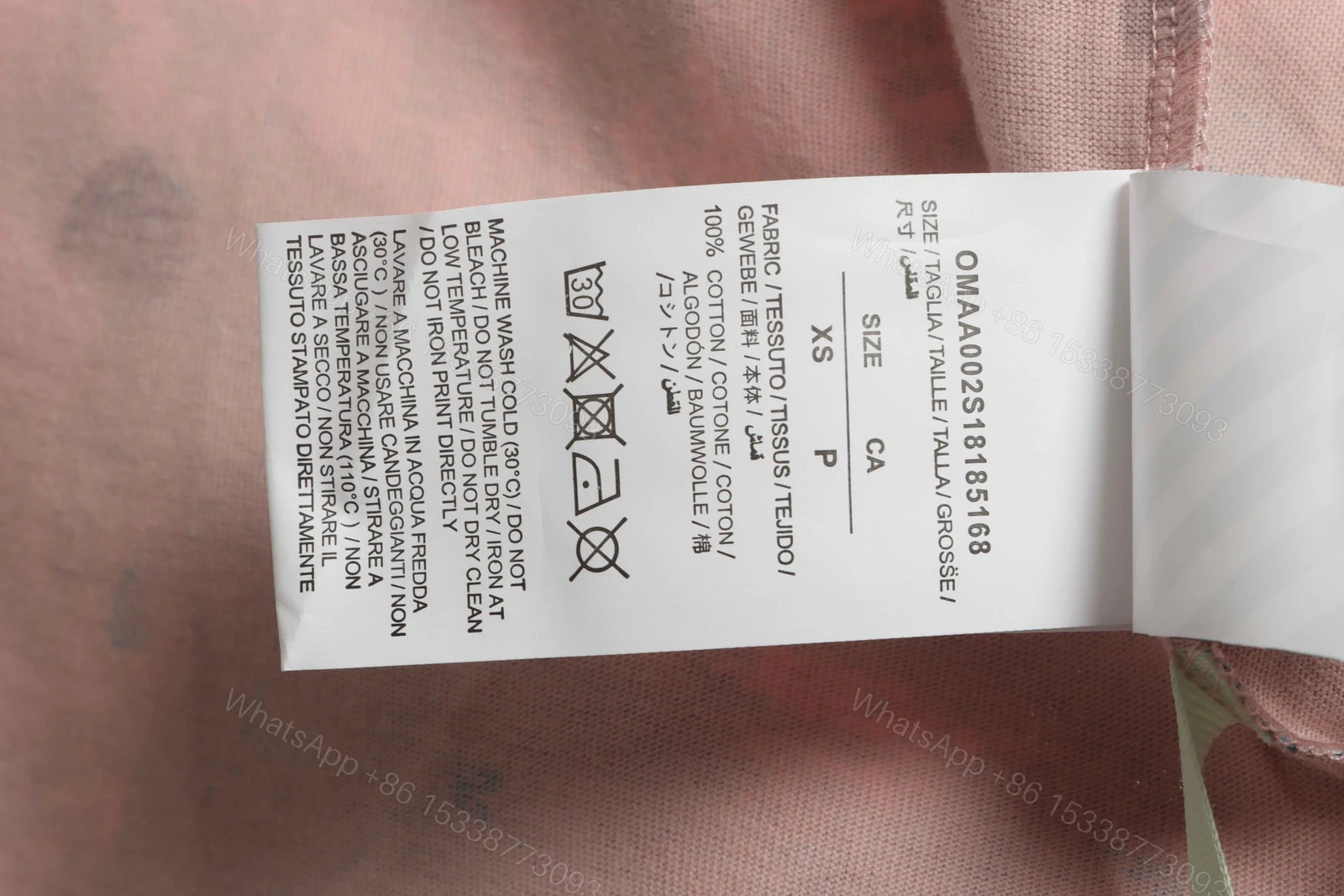 View 9 of Off-White Fireworks T-Shirt Pink