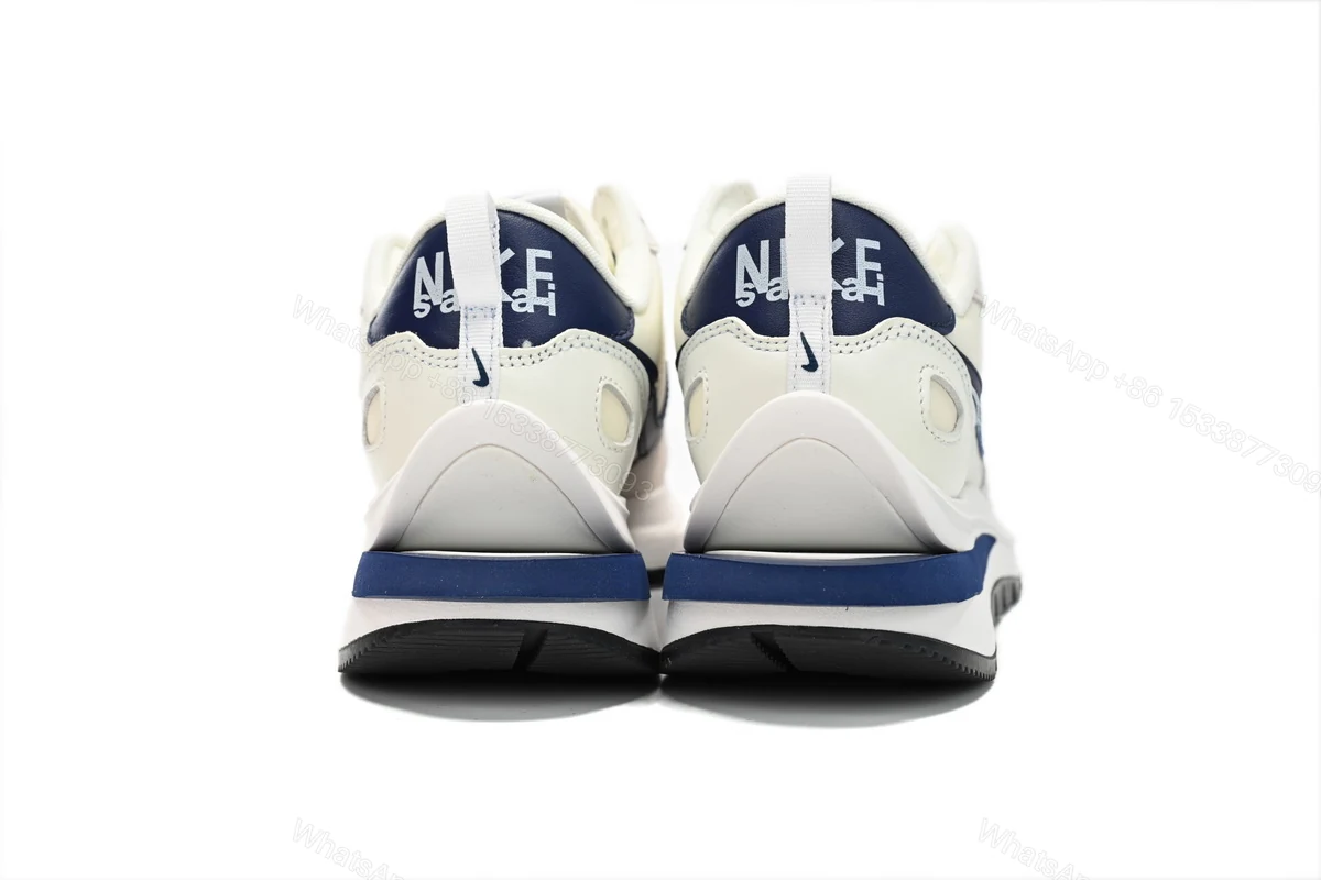 View 3 of Sacai x Nike VaporWaffle Sesame and Beige Blue DD1875-109