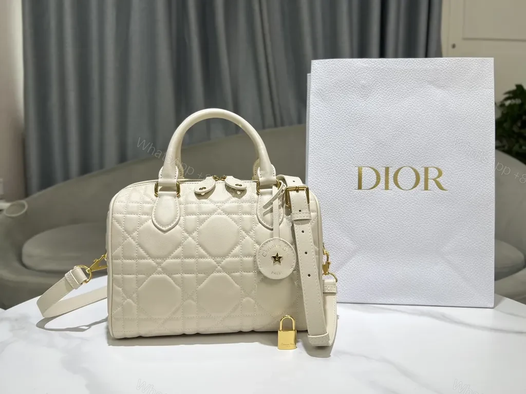 Chic Quilted Mini Satchel â€“ Luxury Dior-Inspired Carryall — view 1