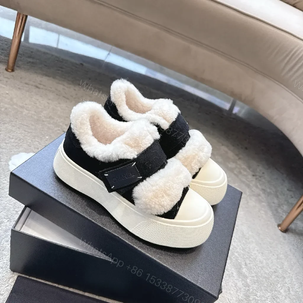View 3 of Shearling Slip-On Sneakers: Cozy Luxury, Everyday Style