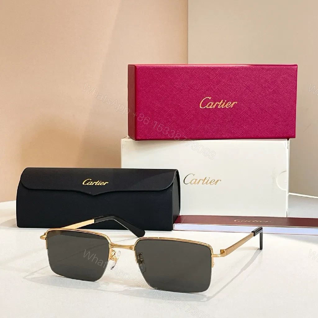 View 7 of Chic Minimalist Square Sunglasses: Subtle Cartier-Inspired Luxury