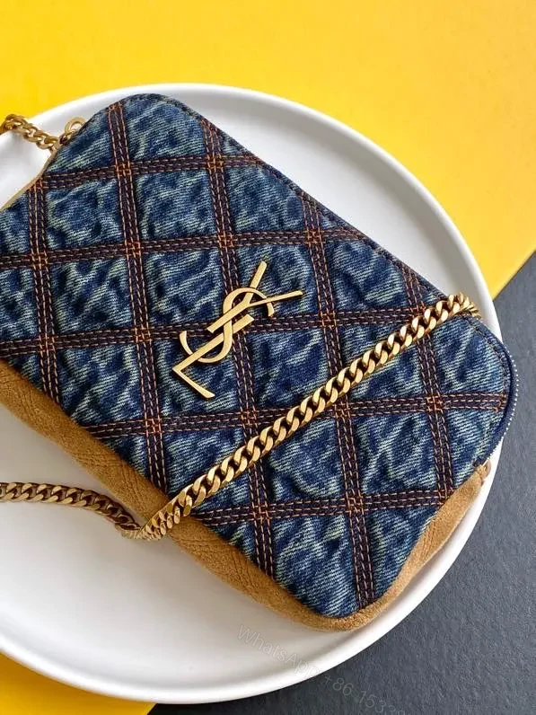 View 4 of Saint Laurent Becky Double Zip Crossbody Ba