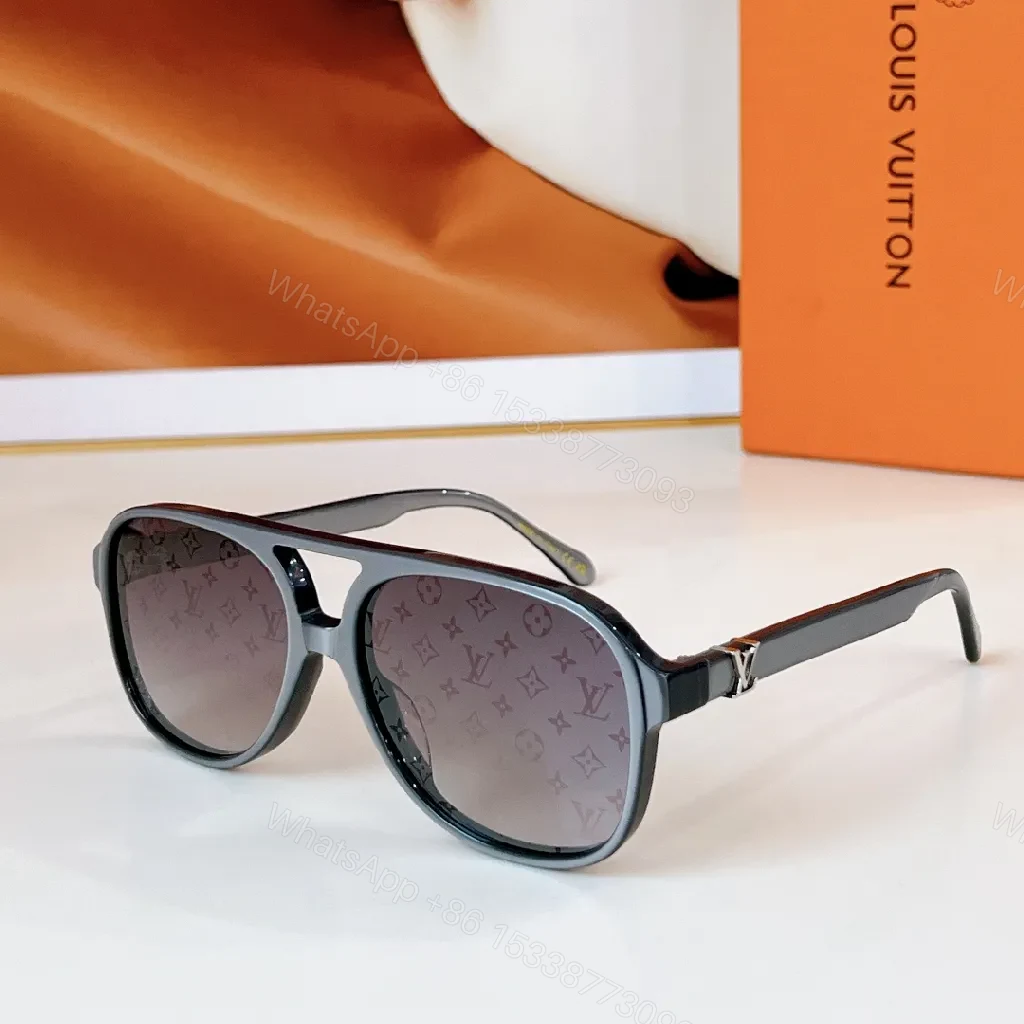 View 6 of Bold Glasses: Black Acetate, Polarized, Designer-Style Sunglasses