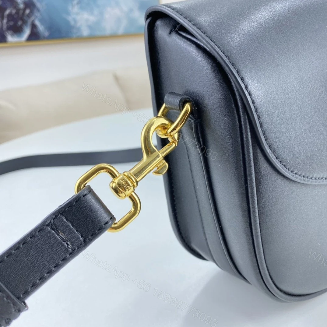 View 6 of Dior Medium Dior Bobby Bag Black Box Calfski