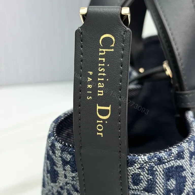 View 7 of Denim Jacquard Luxe Handbag: Modern Texture, Everyday Luxury