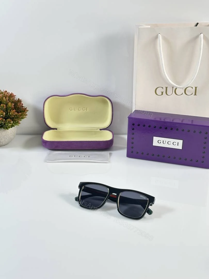 View 4 of First Copy Gucci 2051 Shine Black Sunglasses