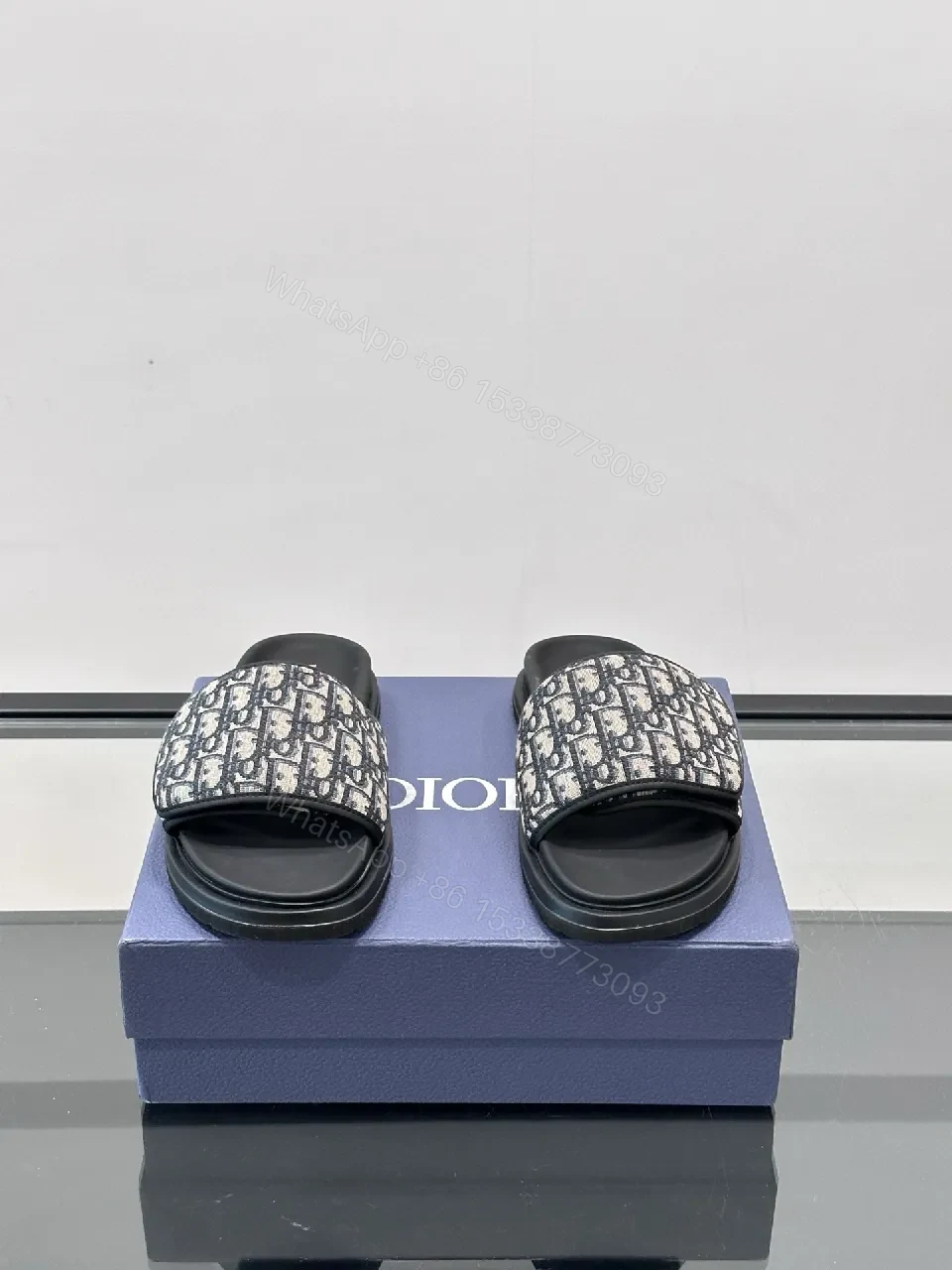 View 6 of Patterned Weave Slip-Ons: Luxe Comfort Slides