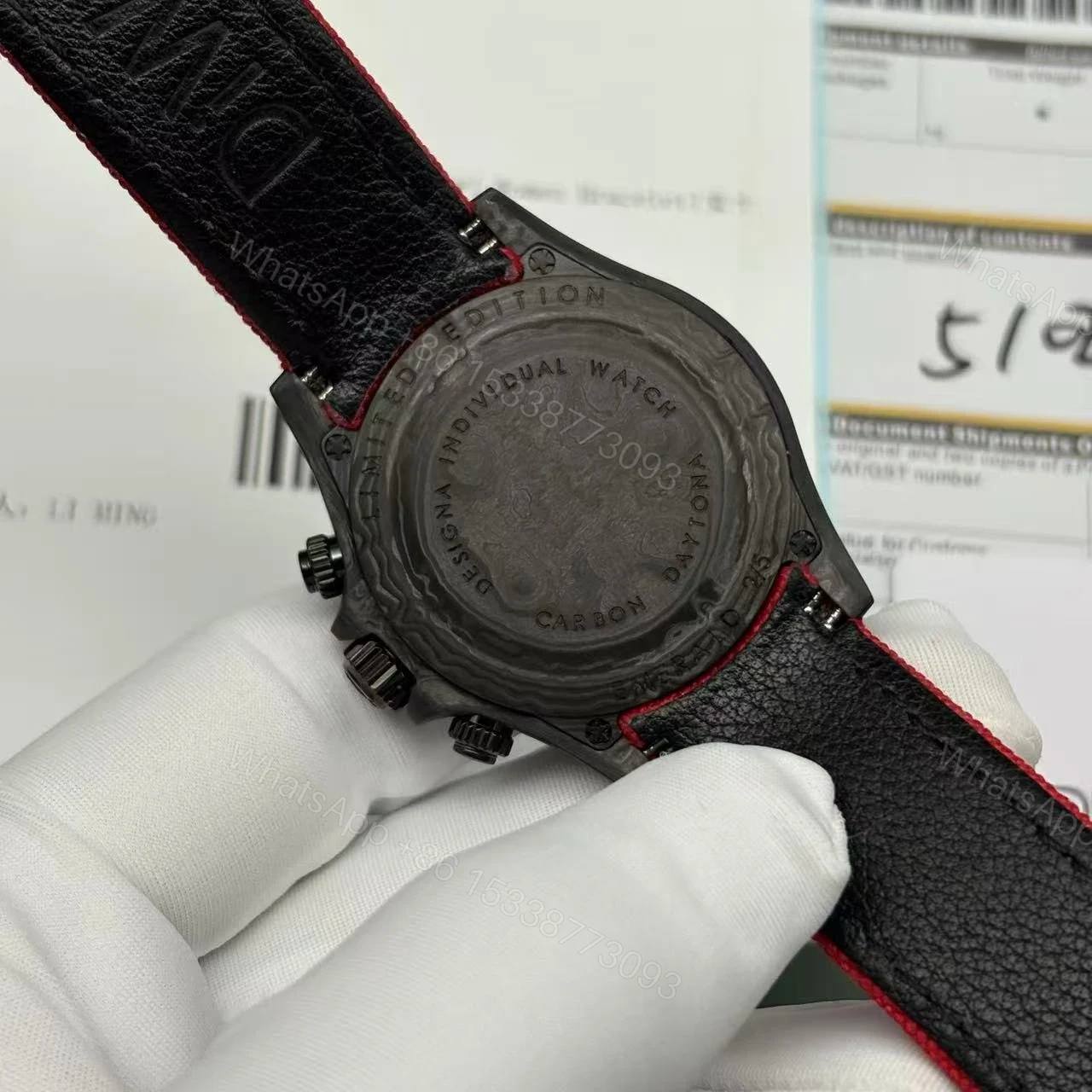 View 6 of Replica DiW Rolex Daytona Lucky Player Carbon (Casino Edition)