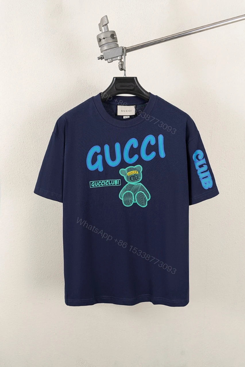 Gucci 高仿男款短袖T恤 潮流玩偶印花設計感滿滿 — view 1