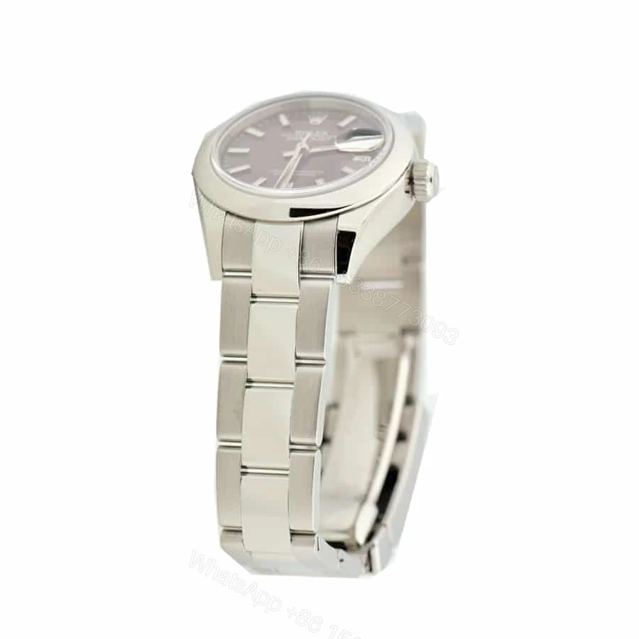 View 3 of Rolex Datejust 41 126334 Super Clone: Steel Fluted Bezel Dark Grey Dial