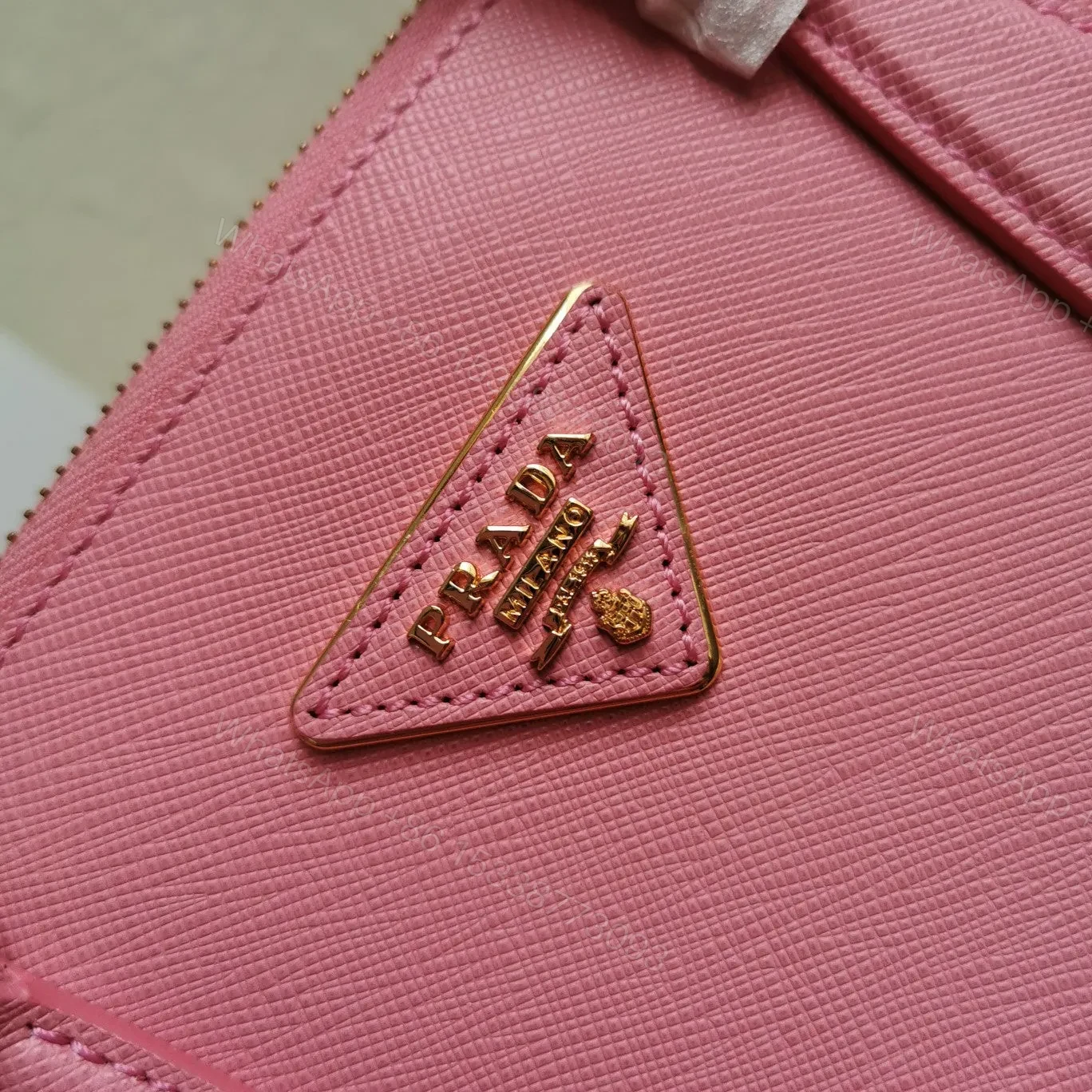 View 4 of MEDIUM GALLERIA 28 PINK SAFFIANO LEATHER