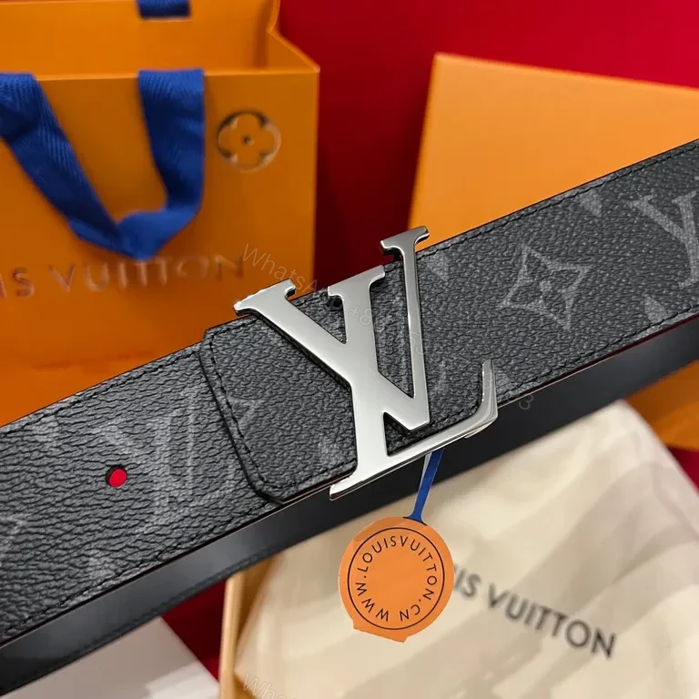 View 9 of Refined Monogram Belt: LV Craftsmanship, Everyday Luxe, Black Leather