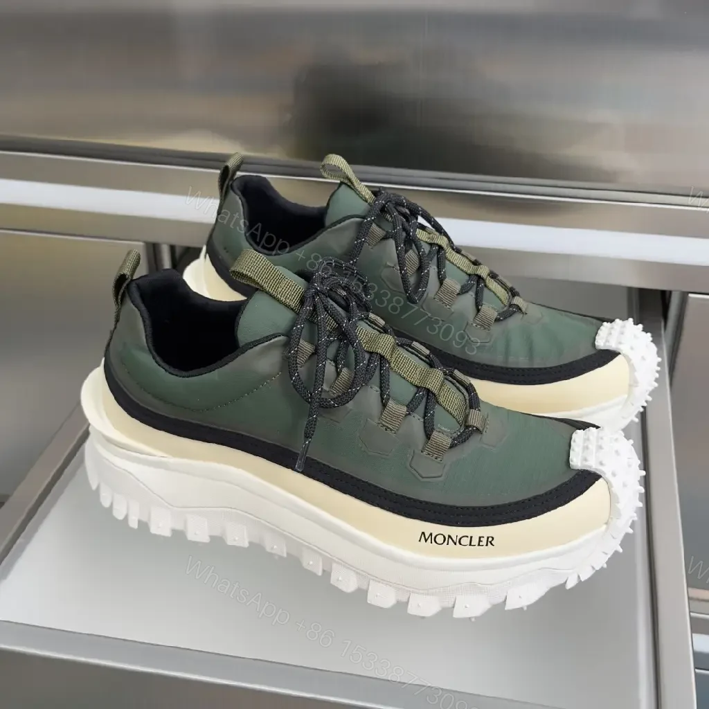 View 7 of Military Luxe Trail Sneakers: Rugged Texture, City Comfort