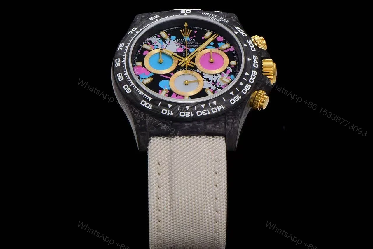 View 8 of Replica DiW Rolex Cosmograph Daytona Motley 3S Carbon