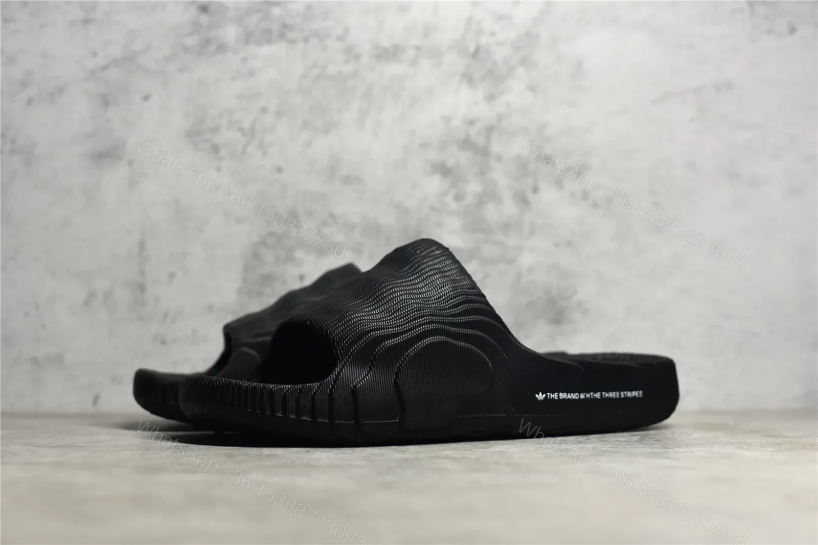 View 2 of UA originals adilette Black Reps