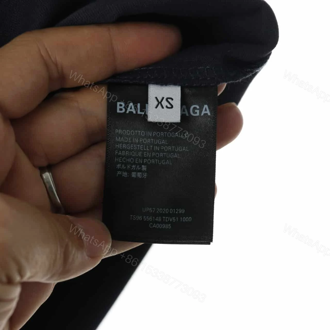 View 5 of BALENCIAGA CLASSIC NAVY COKE SHORT SLEEVE