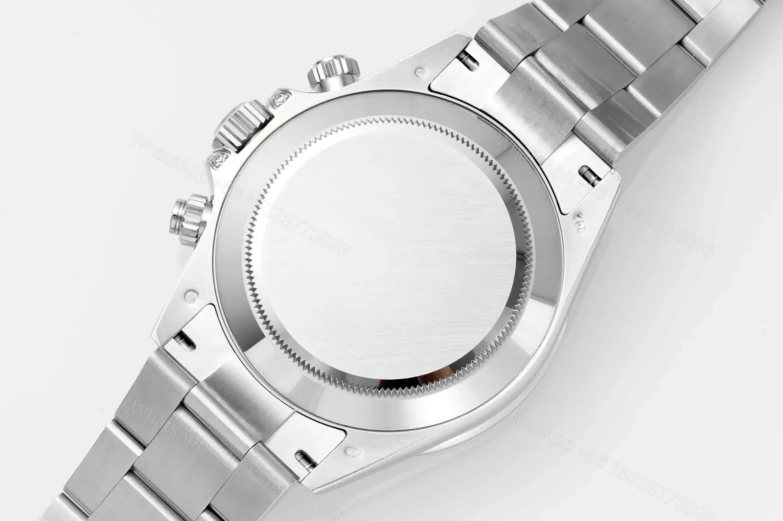 View 9 of Radiant ice blue daytona diamond replica 40 Steel Bracelet Edition ROLEX-DAYTONA-ICE-DIA-40