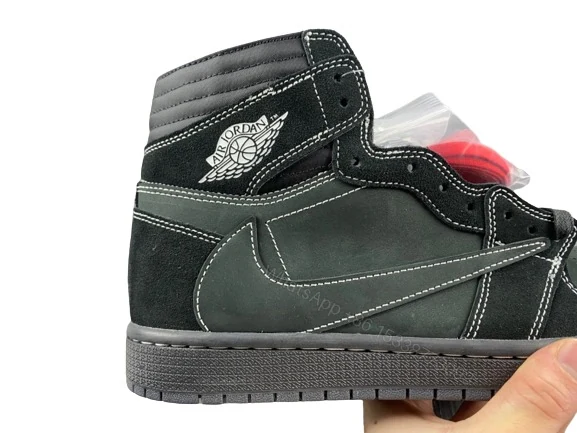 View 4 of Travis Scott x Air Jordan 1 High Black Phantom