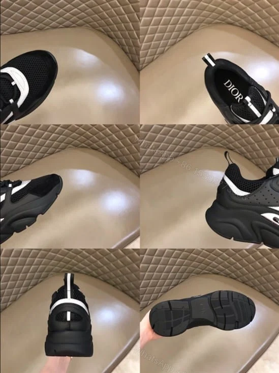 View 5 of B22 SNEAKER TECHNICAL MESH WITH AND CALFSKIN – CD92