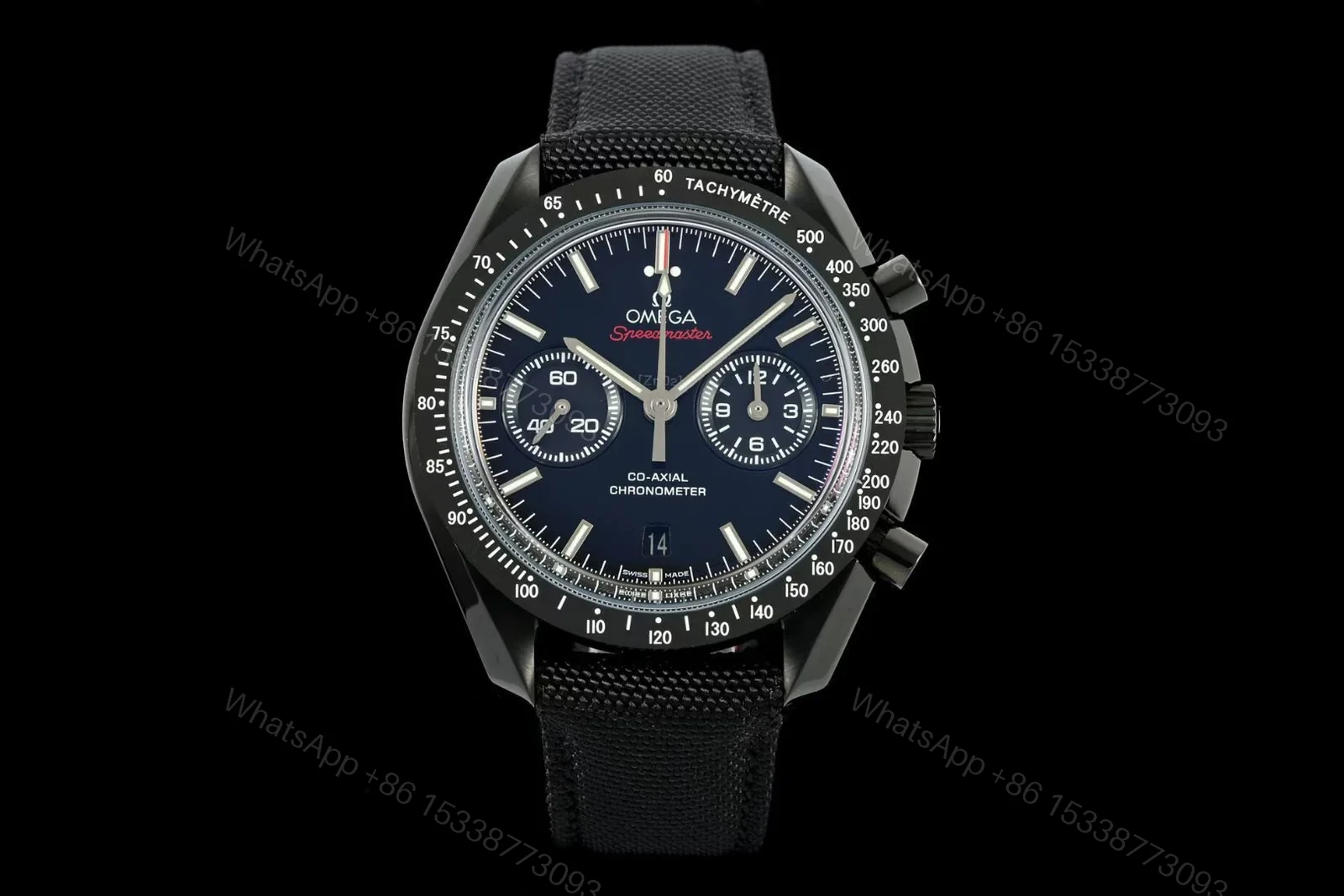 Omega Speedmaster Moonwatch Co-Axial Dark Side of the Moon Folding Clasp 311.92.44.51.01.007 — view 1
