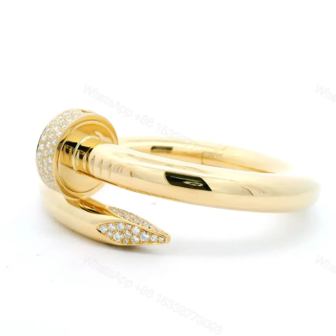 View 7 of Cartier Juste un Clou Width 8.5 mm Extra Large Diamond Bracelet