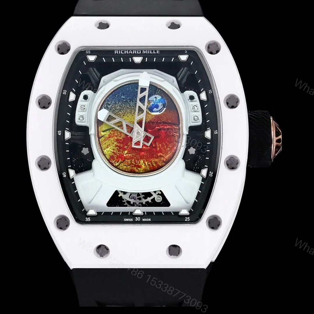 View 4 of Richard Mille RM52-05 Pharrell Williams Mars Mission Automatic Skeleton Watch Space Inspired Premium Edition RM-RM52-05-PW-MARS-SKL-02