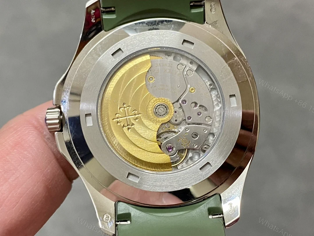 View 7 of Patek Philippe Aquanaut 5168 White Gold Green 5168G-010
