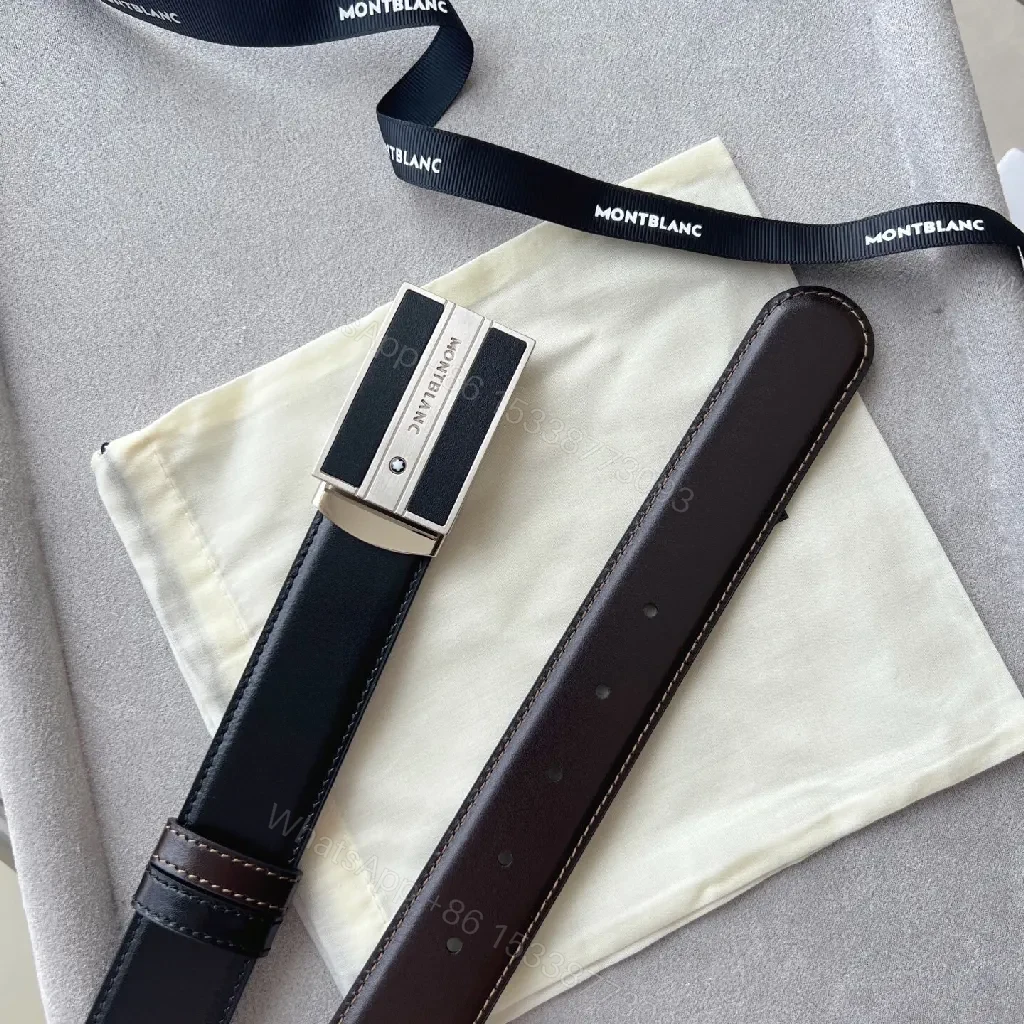 View 7 of Refined Leather Belt with Signature Buckle — Everyday Luxury