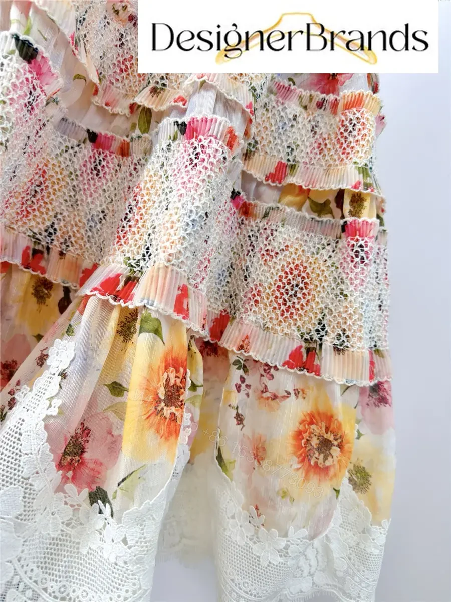 View 4 of Zimmermann Alchemy Shirred Midi Dress