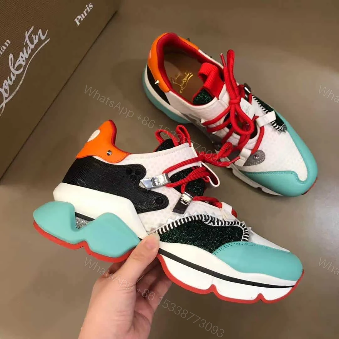 View 6 of CHRISTIAN LOUBOUTIN RED- RUNNER SNEAKER – CL53