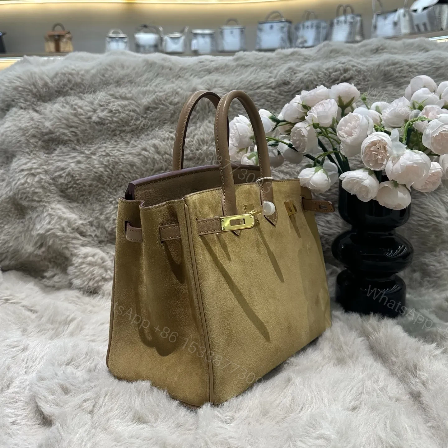 View 3 of Hermes Birkin 25cm Swift Leather