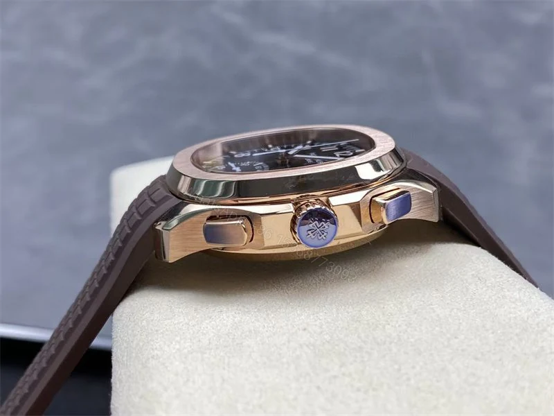 View 19 of Replica Patek Philippe Aquanaut Rose Gold Super Clone