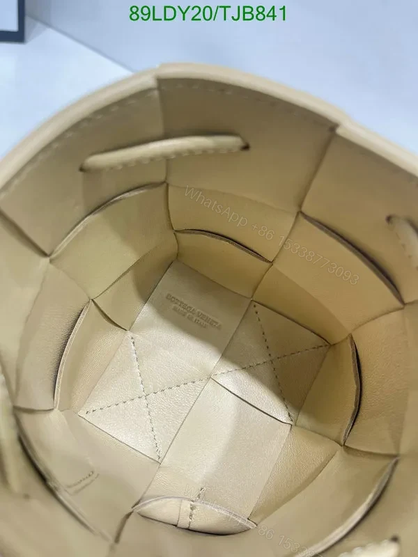 View 54 of Bottega Veneta Red Cassette Bucket Shoulder Bag LK7475
