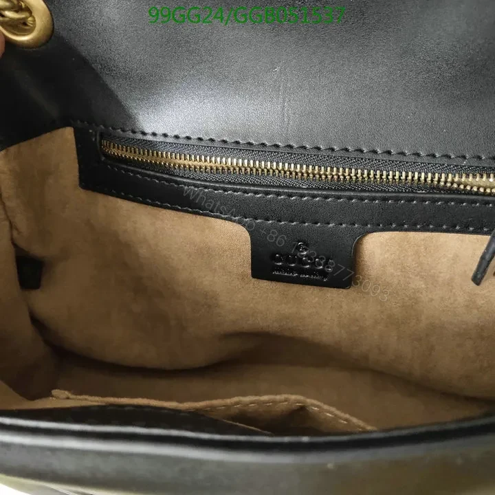 View 6 of Medium Gucci GG Marmont Shoulder Bag in Whitewith Gold Hardware 543219